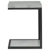 CoasterEveryday 902933 Beck - Engineered Wood C-Shape Sofa Side Table - Cement
