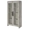 CoasterEssence 950783 Alejo - 2 Door Engineered Wood Tall Cabinet - Gray Driftwood