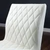 Furniture of America FOA3799SC-2PK Alisha - Side Chair (Set of 2) - Black / Ivory