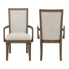 New Classic D2114B-25 Mariana - Upholstered Arm Chair (Set of 2) - Vintage Mocha