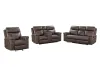 New Classic 20-U1798-3NP New Classic 20-U1798-3NP Quade - Manual 3 Piece Sofa & Loveseat & Recliner - Mocha