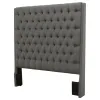 CoasterEssence 300621KWB1 Camille - Upholstered California King Panel Headboard - Gray