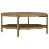 Coaster Fine Furniture 706188-S2 Arini - 2 Piece Round Coffee And End Table Set - Sand Wash