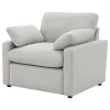 Coaster Fine Furniture 609563P Collins - Upholstered Power Recliner Chair - Gray