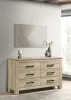 Coaster Fine Furniture 225103 Oakglen - 6-Drawer Bedroom Dresser - Weathered Oak