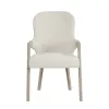 New Classic D4128-25 Gwendolyn - Upholstered Arm Chair (Set of 2) - Cerused Taupe