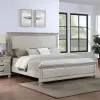 New Classic 00-B3941-100 Silver Sands - 6/6 Eastern King Bed - Gray
