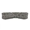 New Classic 20-2505G-3NPW New Classic 20-2505G-3NPW Morello - 3 Piece Manual Sofa/Loveseat/Wedge - Gray