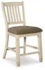 Ashley Furniture D647-124 Bolanburg - Upholstered Barstool (Set of 2) - Beige