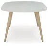Ashley Furniture P798-625 Seton Creek - Oval Dining Table With Umb Opt - White