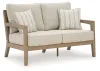 Ashley Furniture P560-835 Hallow Creek - Loveseat With Cushion - Driftwood