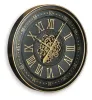 Ashley Furniture A8010385 Dairton - Wall Clock - Black / Gold Finish