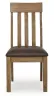 Ashley Furniture PCD592-01 Urbinforte - Dining Upholstered Side Chair (Set of 2) - Light Brown