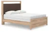 Ashley Furniture PCB1360B4 Kinlanni - Queen Upholstered Panel Bed - Tan