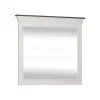Liberty Furniture 417-BR52 Allyson Park - Crown Mirror - Wirebrushed White / Charcoal
