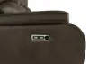 New Classic U093-30P2-BRN Brookings - Sofa With Power Headrest & Footrest - Brown