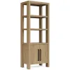 Riverside Furniture 91048 Davie - Entertainment Pier Unit - Light Brown