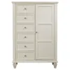 CoasterEssence 201308 Sandy Beach - 8-Drawer Door Chest - Cream White