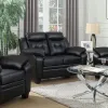 CoasterEveryday 506552 Finley - Upholstered Padded Arm Tufted Loveseat - Black