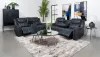 Coaster Fine Furniture 610271-S2 Sloane - 2 Piece Upholstered Reclining Sofa Set - Blue