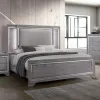 Furniture of America CM7579EK-BED Alanis - Eastern King Bed - Light Gray