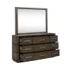 Liberty Furniture 732-BR-DM Cascade Falls - Dresser & Mirror - Satin Espresso