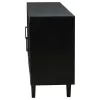 Coaster Fine Furniture 108545BLK Middleton - 4-Door Sideboard Server With Dual Drawers - Black