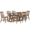 New Classic 45-D4115-D6C New Classic 45-D4115-D6C Putnam - Counter Table With 6 Chairs - Brown