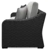 Ashley Furniture P792-838 Ashley Furniture P792-838 Beachcroft - Sofa With Cushion - Black / Light Gray