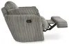 Ashley Furniture 9490361 Tie-Breaker - Swivel Glider Recliner - Fog