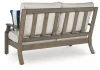 Ashley Furniture P701-835 Rainier Ranch - Loveseat With Cushion - Brown / Beige