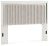 Ashley Furniture PCB3381-57 Ashley Furniture PCB3381-57 Zuraleus - Queen Upholstered Panel Headboard - White