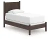 Ashley Furniture PCB2614B14 Ashley Furniture PCB2614B14 Pamytta - Twin Panel Bed - Brown