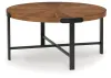 Ashley Furniture T483-13 Crosstrail - Occasional Table Set (Set of 3) - Brown