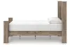 Ashley Furniture PCB2260B4 Rusticott - Queen Poster Bed - Brown