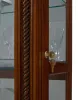 Pulaski Furniture 20485 Pulaski Furniture 20485 PFC Curios - Lighted Sliding Door 5 Shelf Curio Cabinet - Cherry Brown