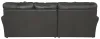 Jackson Furniture Industries 4378/42/75-28 Jackson Furniture Industries 4378/42/75-28 Denali - 2 Piece Italian Leather Match Sofa Chaise With Left Side Facing Chaise - Steel