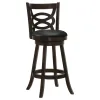CoasterEssence 101930 Calecita - Wood Swivel Bar Stool (Set of 2) - Cappuccino