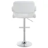 CoasterEssence 102557 Brandi - Adjustable Bar Stool - Chrome And White