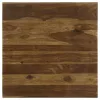 Coaster Fine Furniture 708418 Odilia - Square Solid Wood Coffee Table - Auburn