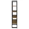 CoasterEveryday 882036 Danbrook - 4-Shelf Bookshelf - Black And Aged Walnut