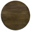 CoasterEssence 935995 Yaritza - Round Mango Wood Coffee Table - Natural And Gunmetal