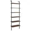 Coaster Fine Furniture 980072 Owens - 6-Shelf Wall Bookshelf - Walnut