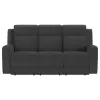 Coaster Fine Furniture 610284 Brentwood - Upholstered Motion Reclining Sofa - Dark Charcoal