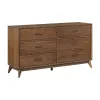 Liberty Furniture 604-BR31 Century Modern - 6 Drawer Dresser - Walnut