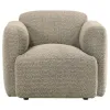 Coaster Fine Furniture 509816 Dorset - Fabric Upholstered Round Track Arm Accent Chair - Brown