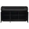 Coaster Fine Furniture 115395 Leandro - 2-Drawer Dining Sideboard Server - Burnished Black