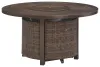Ashley Furniture P750-776 Paradise Trail - Round Fire Pit Table - Medium Brown