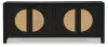Ashley Furniture A4000575 Cliffiings - Accent Cabinet - Black / Natural