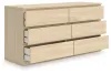 Ashley Furniture EB9632-231 Ashley Furniture EB9632-231 Onita - Six Drawer Dresser - Natural